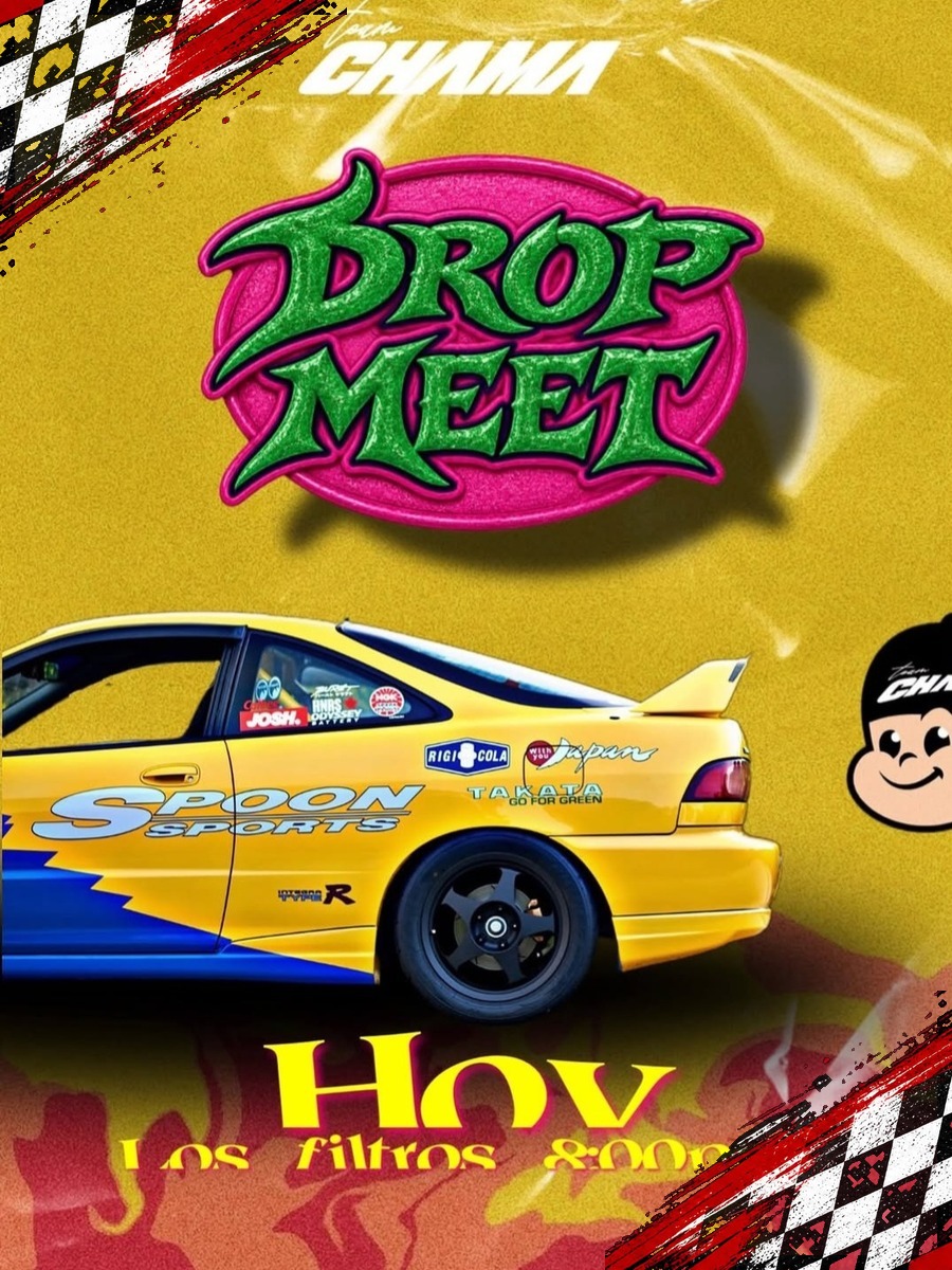 Drop Meet: martes 29 de septiembre en Los Filtros, Guaynabo flyer evento racing Puerto Rico