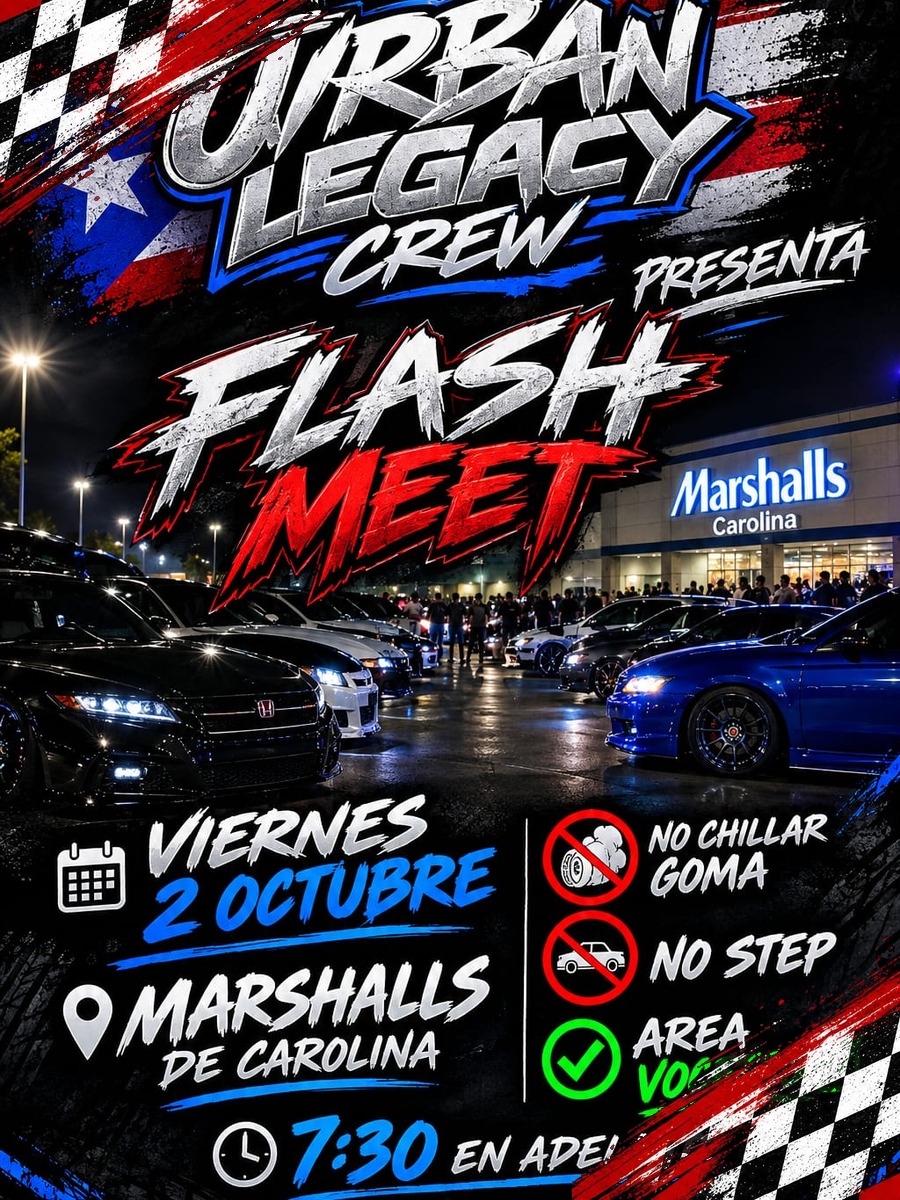 Flash MEET Marshalls de Carolina: viernes 2 de octubre en Carolina