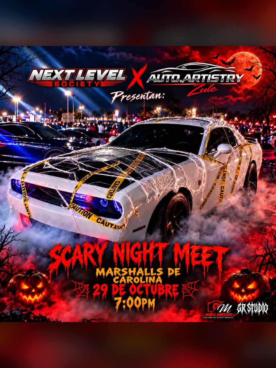 Scary Night Meet: jueves 29 de octubre en Marshalls de Carolina